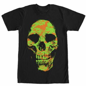 Men’s Lost Gods Halloween Skull Bat Shadows T-Shirt