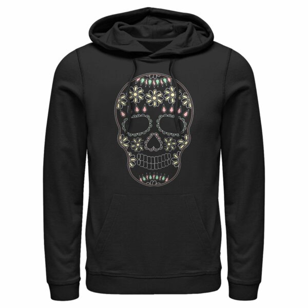 Men’s Lost Gods Halloween Sugar Skull Pull Over Hoodie