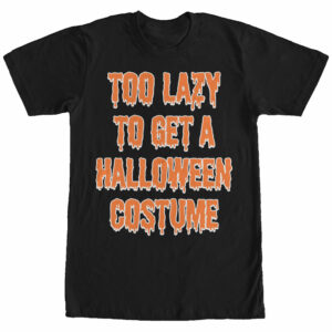 Men’s Lost Gods Too Lazy to Get a Costume T-Shirt