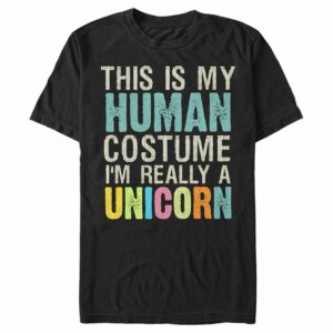 Men’s Lost Gods Unicorn in Human Costume T-Shirt