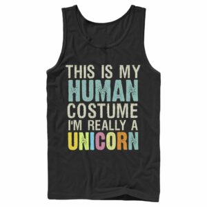 Men’s Lost Gods Unicorn in Human Costume Tank Top