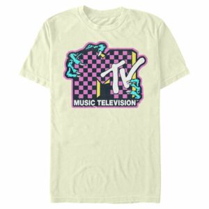 Men’s MTV Checker Dragon Logo T-Shirt