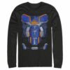 Men’s Marvel Black Widow Taskmaster Costume Long Sleeve Shirt