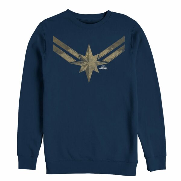 Men’s Marvel Captain Marvel Vintage Star Costume Sweatshirt