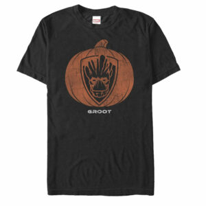 Men’s Marvel Guardians of the Galaxy Halloween Groot Pumpkin T-Shirt