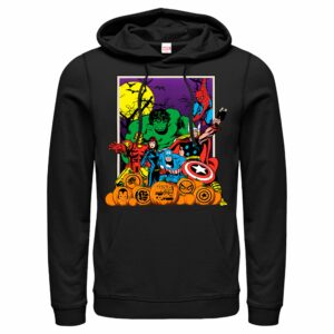 Men’s Marvel Halloween Avengers Scene Pull Over Hoodie