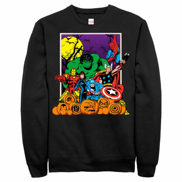 Men’s Marvel Halloween Avengers Scene Sweatshirt