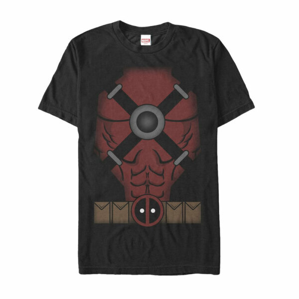 Men’s Marvel Halloween Deadpool Cartoon Costume T-Shirt