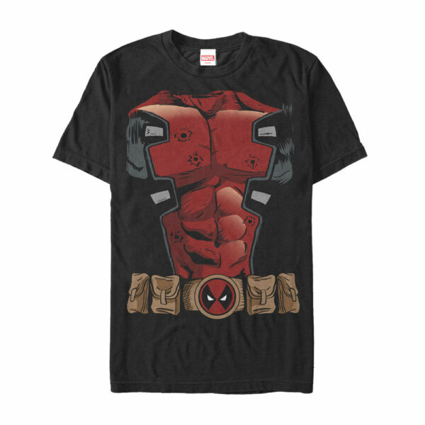 Men’s Marvel Halloween Deadpool Costume T-Shirt