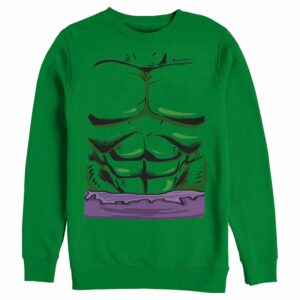 Men’s Marvel Halloween Hulk Classic Costume Sweatshirt