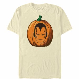 Men’s Marvel Halloween Iron Man Pumpkin T-Shirt