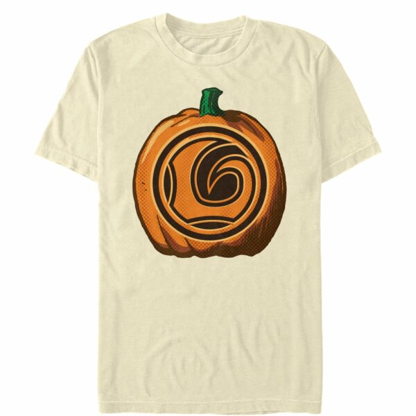 Men’s Marvel Halloween Loki Logo Pumpkin T-Shirt