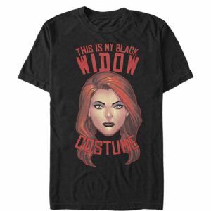 Men’s Marvel Halloween My Black Widow Costume T-Shirt