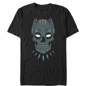 Men’s Marvel Halloween Panther Sugar Skull T-Shirt