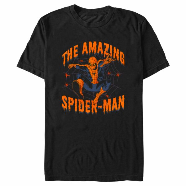 Men’s Marvel Halloween The Amazing Spider-Man Web T-Shirt