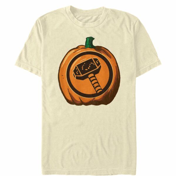 Men’s Marvel Halloween Thor Hammer Pumpkin T-Shirt