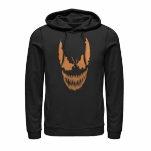 Men’s Marvel Halloween Venom Scary Face Costume Pull Over Hoodie