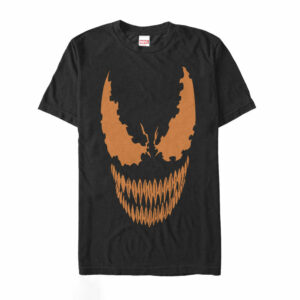 Men’s Marvel Halloween Venom Scary Face Costume T-Shirt