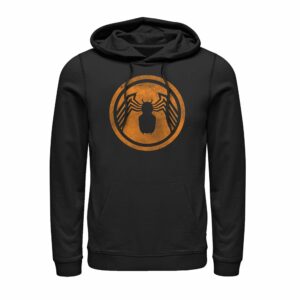 Men’s Marvel Venom Logo Retro Circle Pull Over Hoodie