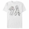 Men’s Marvel WandaVision Outline Sketch T-Shirt