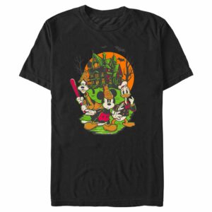 Men’s Mickey & Friends Halloween Haunted House Crew T-Shirt