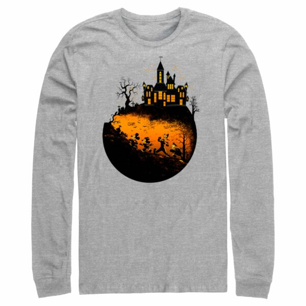 Men’s Mickey & Friends Halloween Haunted Mansion Long Sleeve Shirt