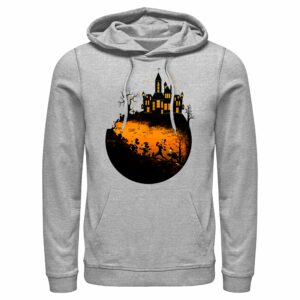 Men’s Mickey & Friends Halloween Haunted Mansion Pull Over Hoodie