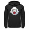 Men’s Nintendo Mario Boo Ghost Smile Pull Over Hoodie