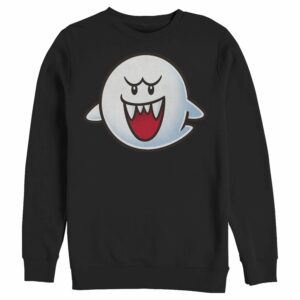 Men’s Nintendo Mario Boo Ghost Smile Sweatshirt