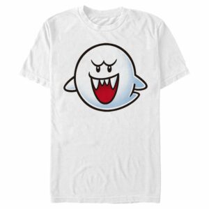 Men’s Nintendo Mario Boo Ghost Smile T-Shirt