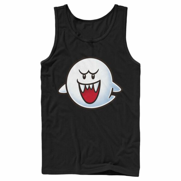 Men’s Nintendo Mario Boo Ghost Smile Tank Top