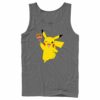 Men’s Pokemon Halloween Pikachu Jack-O’-Lantern Caramel Apple Tank Top