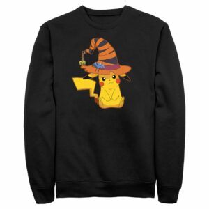 Men’s Pokemon Halloween Pikachu Witch Sweatshirt