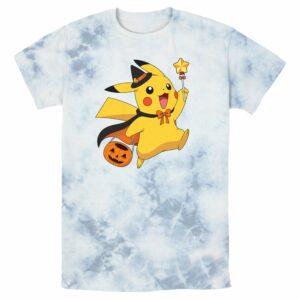 Men’s Pokemon Halloween Pikachu Wizard T-Shirt