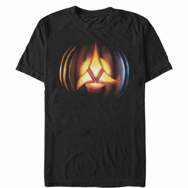 Men’s Star Trek Halloween Klingon Pumpkin T-Shirt