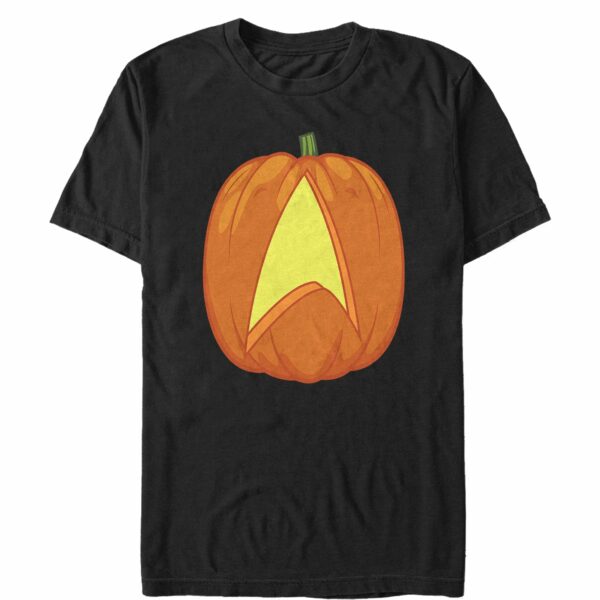 Men’s Star Trek Halloween Starfleet Pumpkin T-Shirt