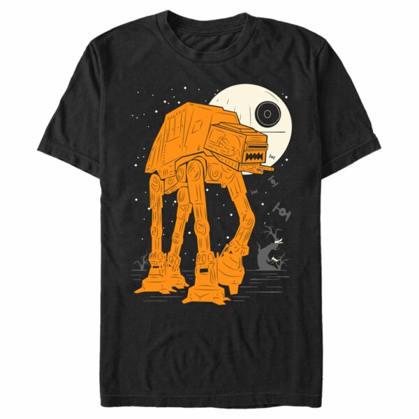 Men’s Star Wars A New Hope Halloween AT Walker Full Moon T-Shirt