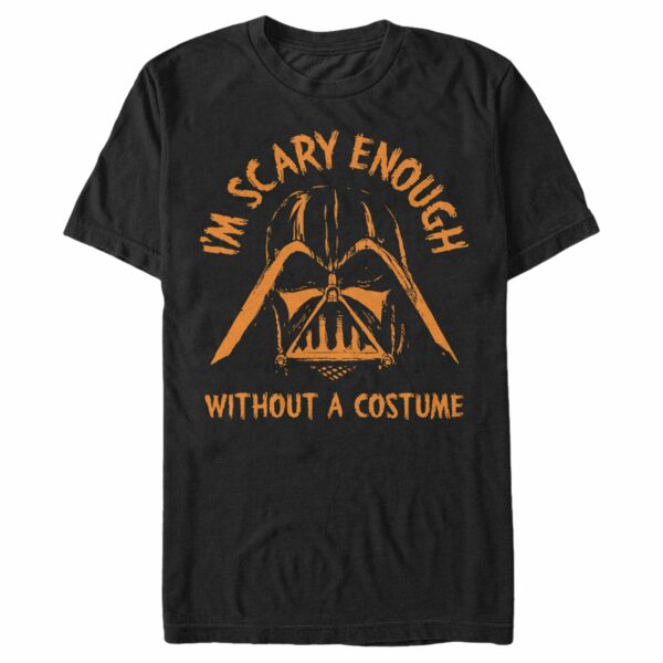 Men’s Star Wars A New Hope Halloween Darth Vader I’m Scary Enough Without a Costume T-Shirt