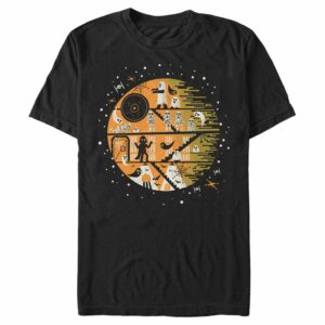 Men’s Star Wars A New Hope Halloween Death Star Haunt T-Shirt