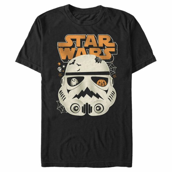 Men’s Star Wars A New Hope Halloween Scary Stormtrooper Helmet T-Shirt