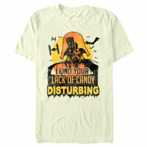 Men’s Star Wars Distressed Lack of Candy Vader T-Shirt