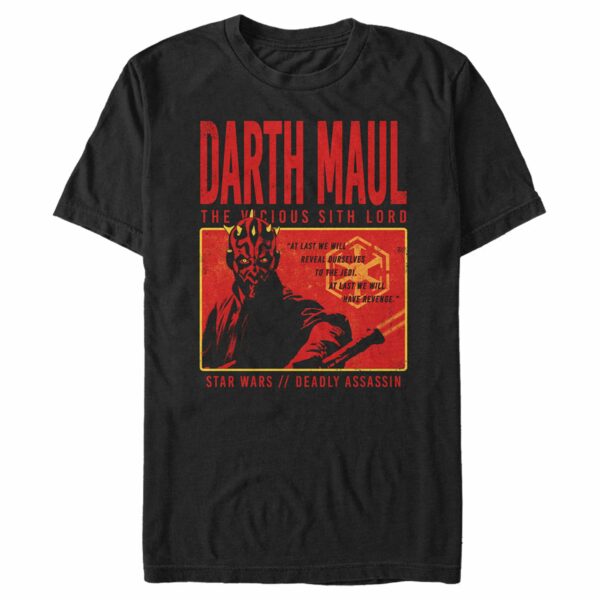 Men’s Star Wars Halloween Darth Maul Deadly Assassin T-Shirt