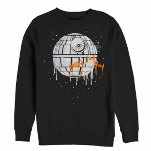 Men’s Star Wars Halloween Death Star Drip Sweatshirt