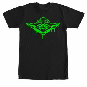 Men’s Star Wars Halloween Dripping Jedi Master Yoda T-Shirt