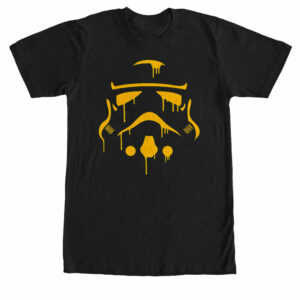 Men’s Star Wars Halloween Dripping Stormtrooper Helmet T-Shirt