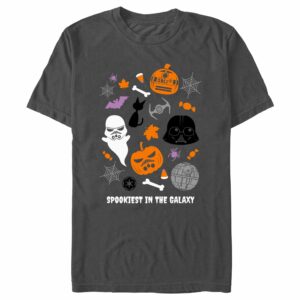 Men’s Star Wars Halloween Spookiest in Galaxy Collage T-Shirt