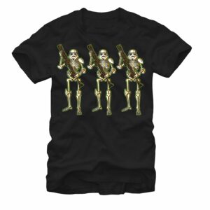 Men’s Star Wars Halloween Stormtrooper Skeletons T-Shirt