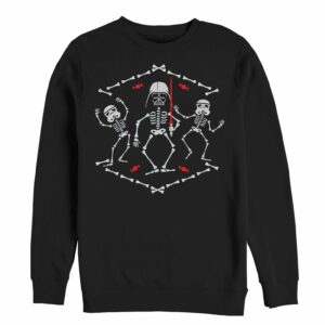 Men’s Star Wars Halloween Vader Skeleton Dance Sweatshirt