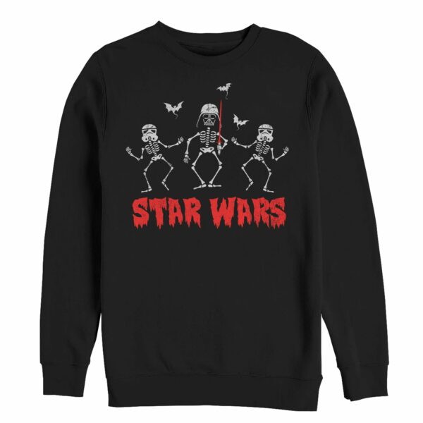 Men’s Star Wars Halloween Vader Skeletons Sweatshirt