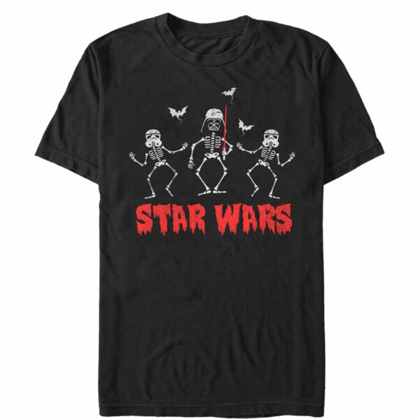 Men’s Star Wars Halloween Vader Skeletons T-Shirt